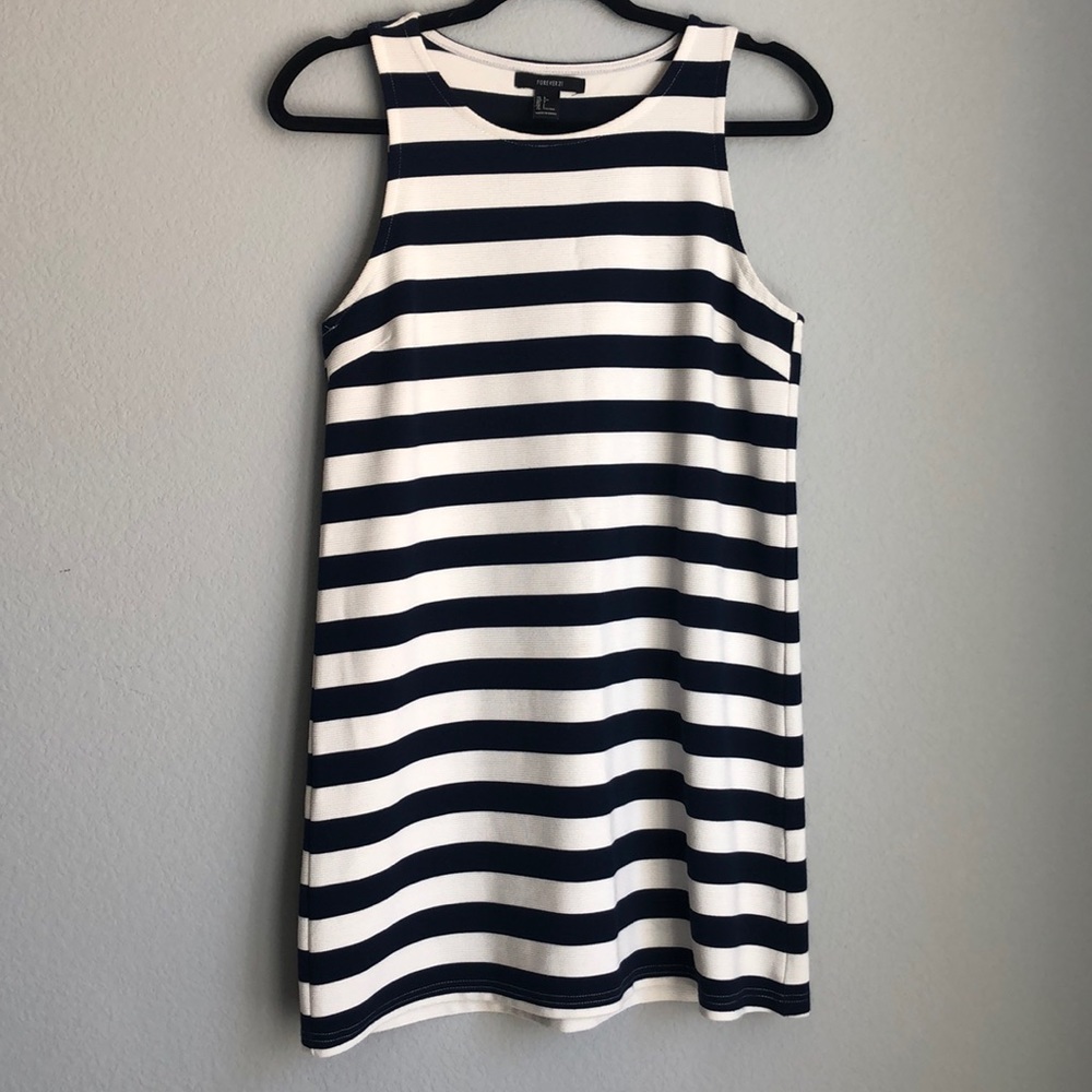 Navy and white nautical tunic